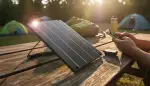 Mobile Energie: Solarpanel USB-Anschluss