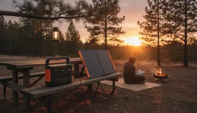 Autark Campen: Dein Solarpanel Set