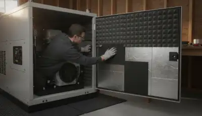 Notstromaggregat: Schallschutzplatten für Ruhe