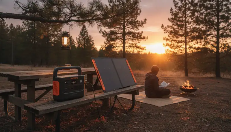 Autark Campen: Dein Solarpanel Set