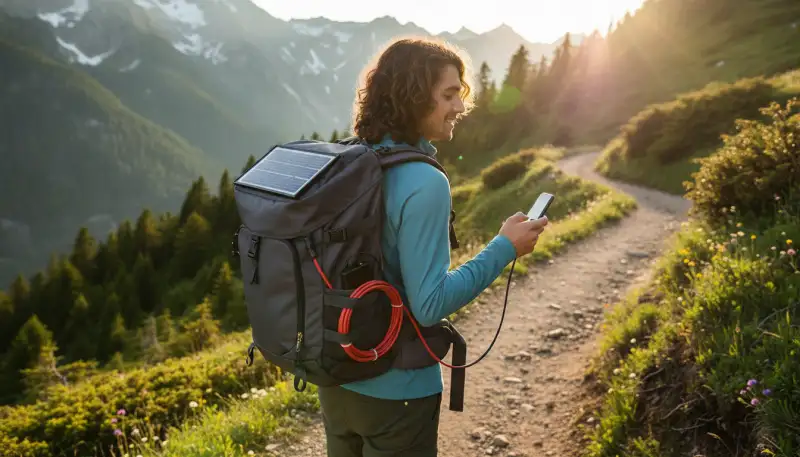 Immer geladen: Dein Solar-Rucksack