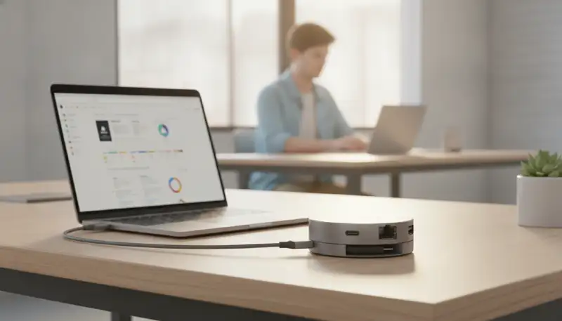 Mobile USB-C Dockingstation: Mehr Flexibilität
