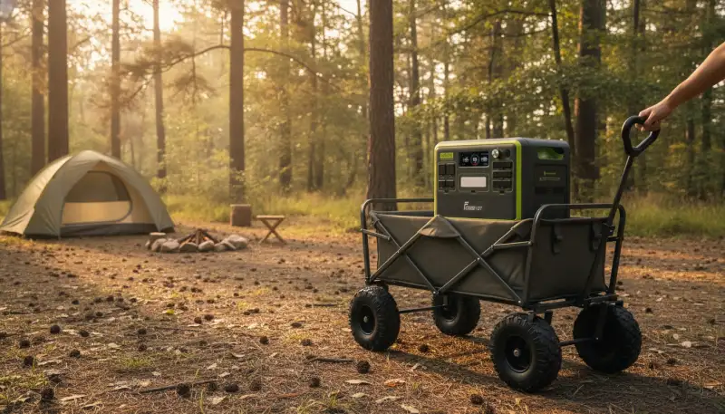 Powerstation Transport: Strom mobil halten